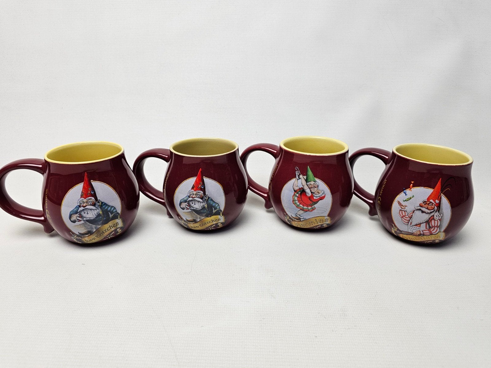 # 4 Kerst Mokken voor Glühwein – Heinzels Wintermärchen, Ophalen of Verzenden, Gebruikt