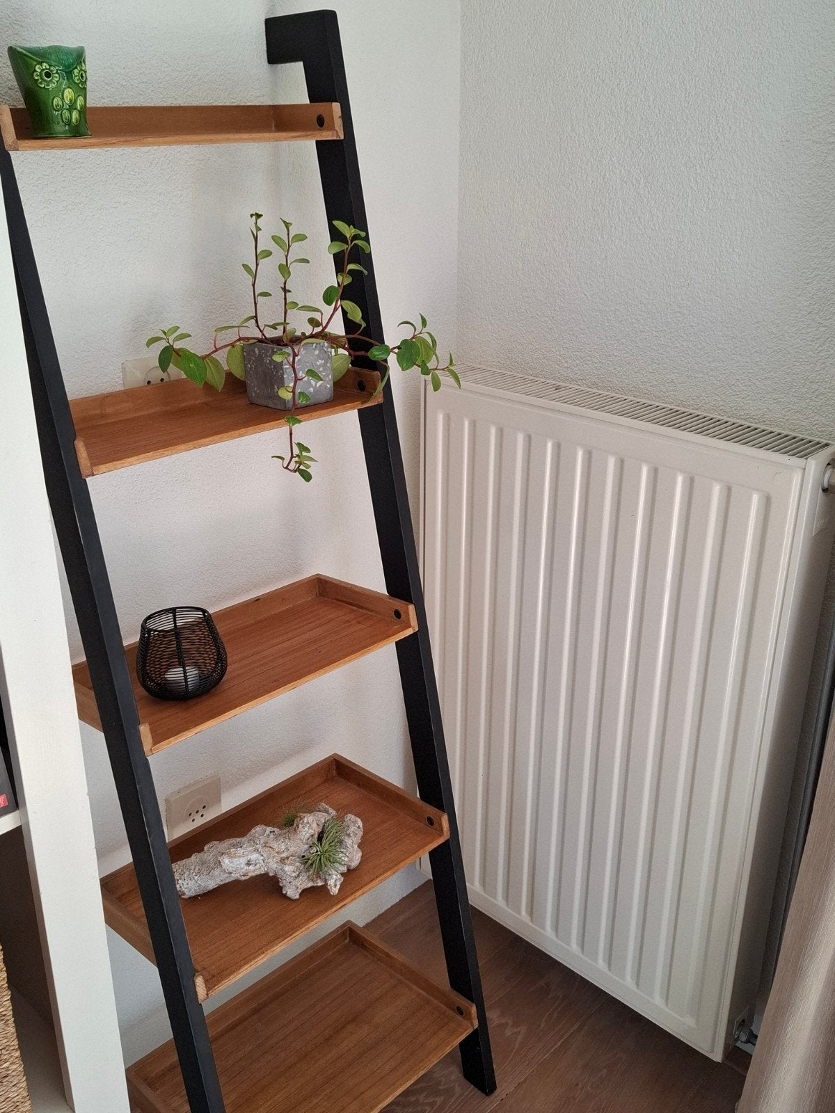 wandrek, hout en ijzer, maat = 150x45x37, Ophalen, Zo goed als nieuw