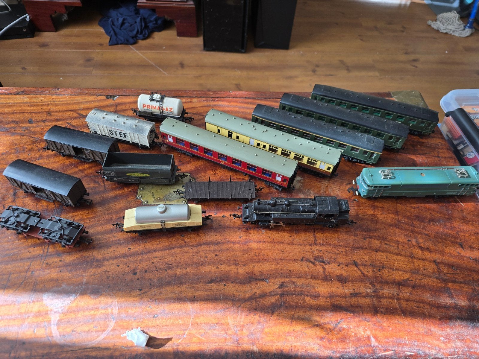 Uitgebreide Hornby Treinset met diverse accessoires, Ophalen, Gebruikt, Treinset, Overige merken
