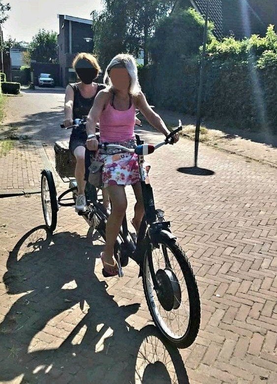 Van Raam  duofiets, mooie mat zwarte tandem, Fietsen en Brommers, Fietsen | Tandems, Ophalen, Gebruikt, Minder dan 49 cm, Minder dan 10 versnellingen