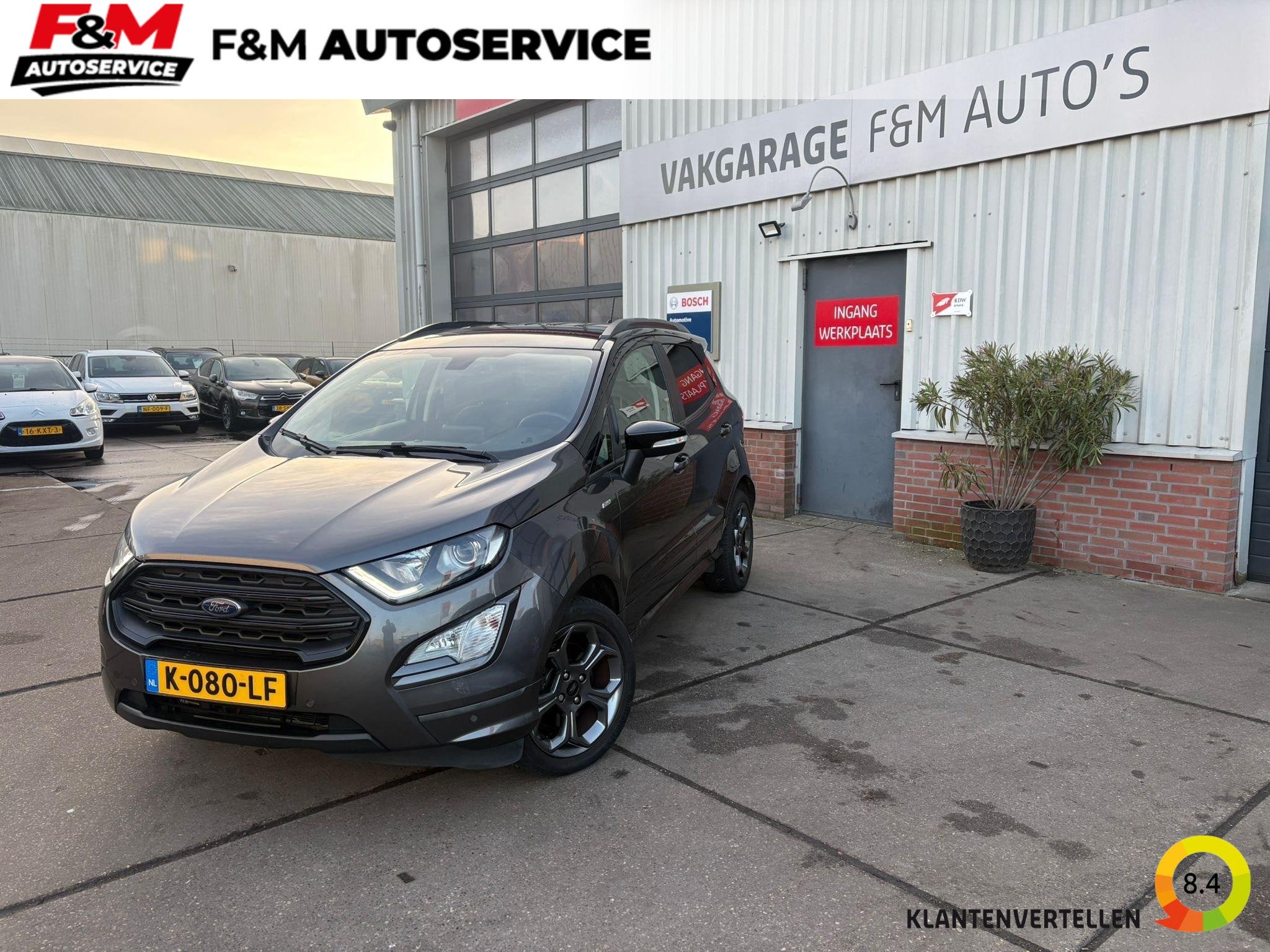 Ford EcoSport 1.0 EcoBoost ST-Line Black Clima, camera, Voorwielaandrijving, 125 pk, Gebruikt, Euro 6