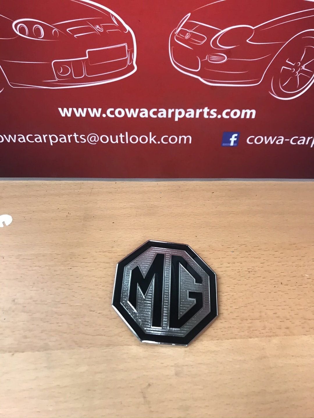 mg f mgf mg tf mgtf 7 cm x 7 cm  le500 voor of achter logo, -, -, Nieuw, Ophalen of Verzenden