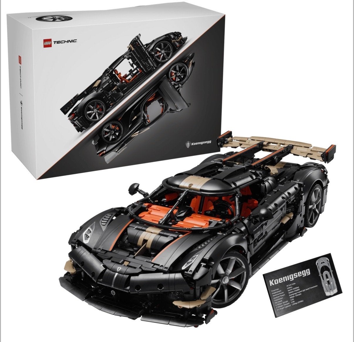 LEGO Technic 42232 nieuw in doos, Koenigsegg sadair’s spear, Lego, Nieuw, Ophalen of Verzenden, Complete set