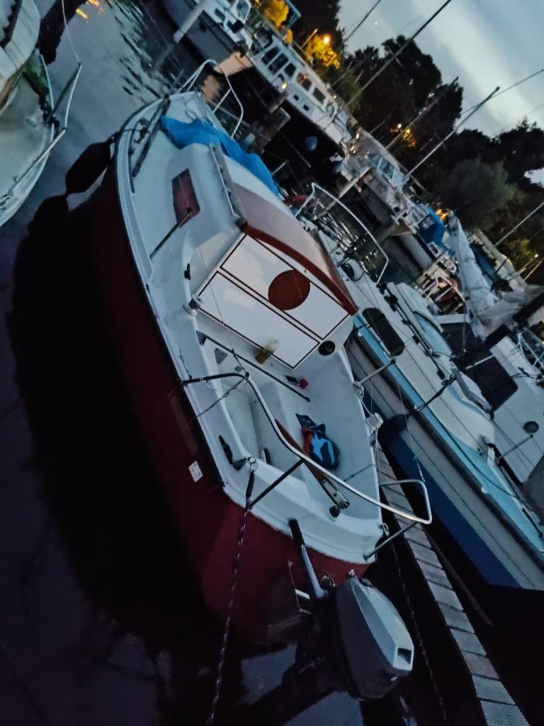 Aloha 23 Primevent zeilschip, Ophalen