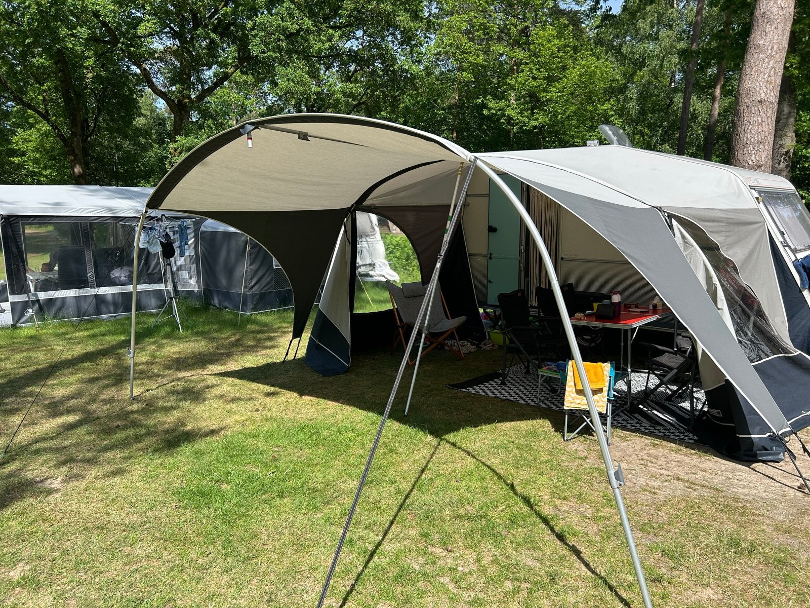 Unico Verona luifel + dakluifel + voorwand, Ophalen, Zo goed als nieuw, Polyester, Overige merken