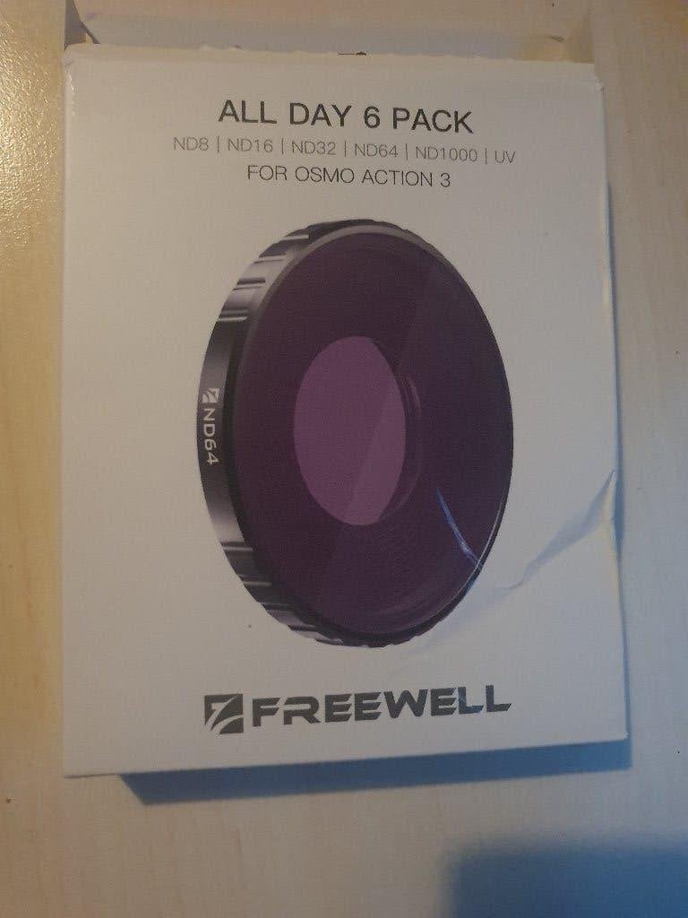 Freewell All Day 6-pack ND/UV filters voor Osmo Action 3, Ophalen of Verzenden, Nieuw, Overige merken