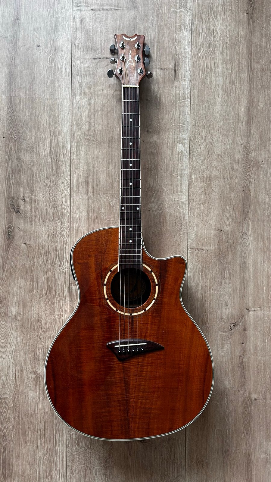 Dean Ekoa akoestische gitaar met element, Muziek en Instrumenten, Ophalen, Zo goed als nieuw, Western- of Steelstringgitaar, Met (piezo-)element