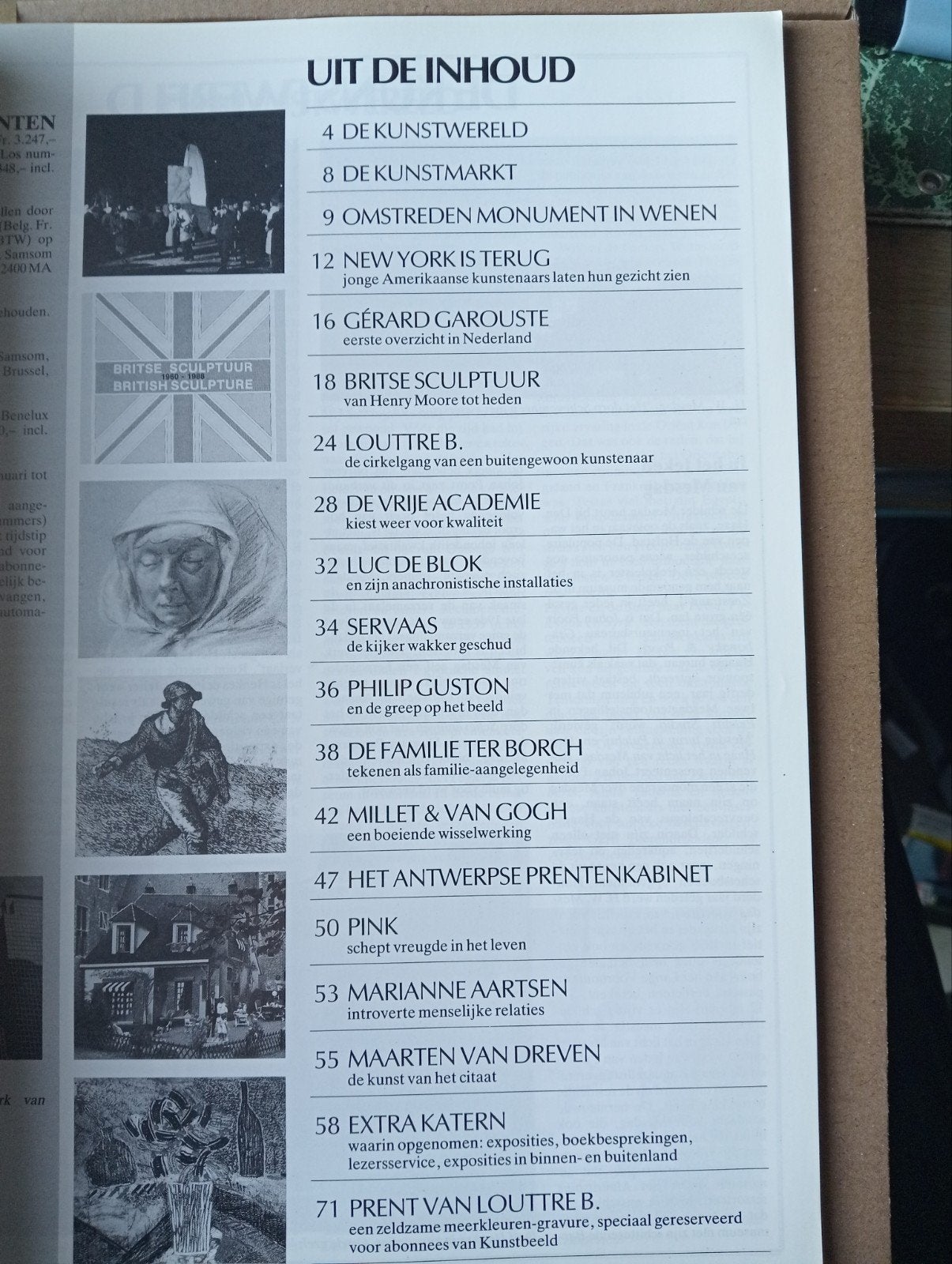 Kunstbeeld Tijdschrift voor Beeldende Kunst - Februari 1989, Ophalen of Verzenden, Gelezen, Muziek, Film of Tv