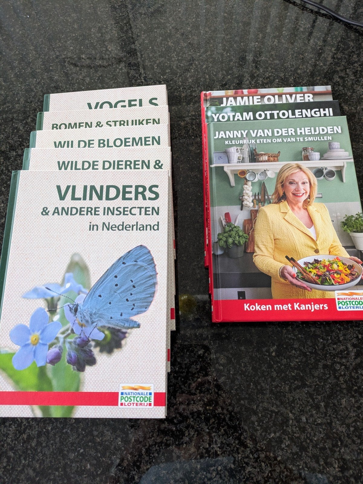 8 nieuwe boeken van de Postcode Loterij (natuur & koken), Ophalen, Nieuw