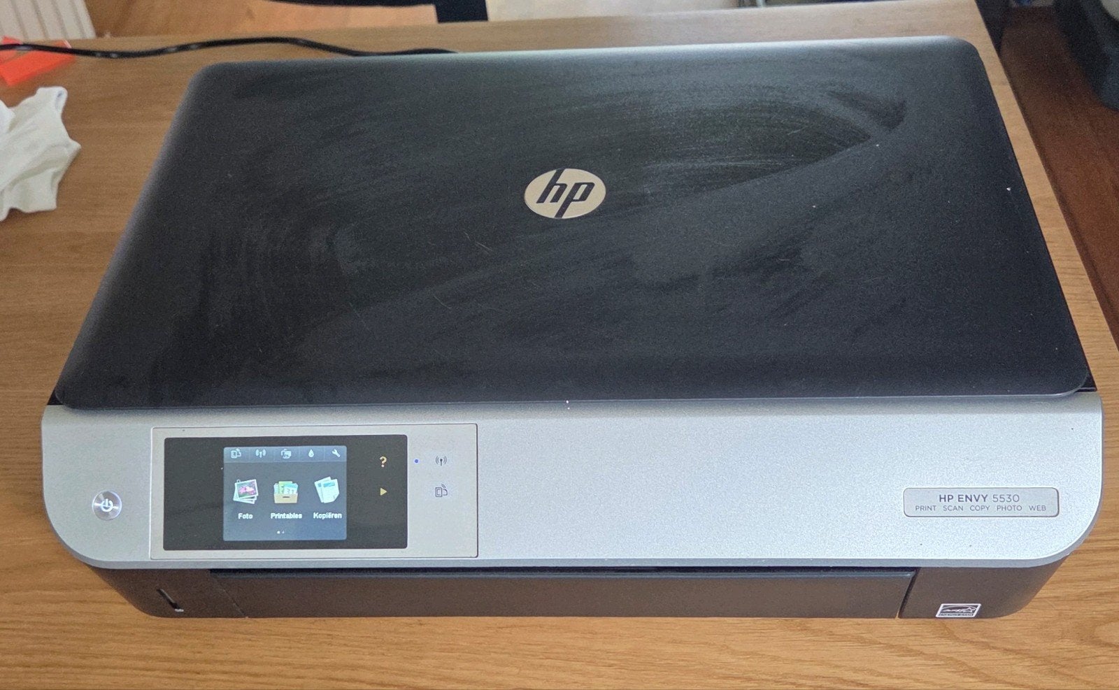 Hp printer, scanner, kopieer draadloos, Computers en Software, Printers, Ophalen, Zo goed als nieuw, Draadloos