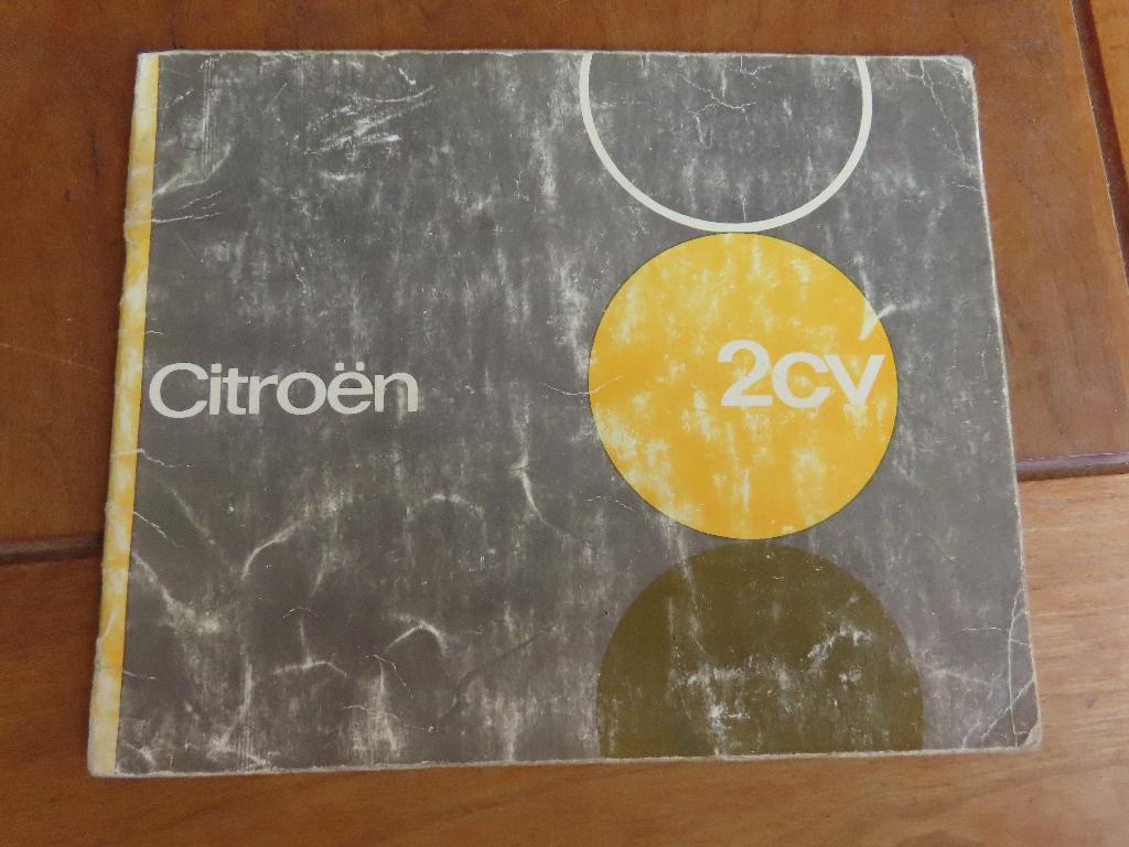 Instructieboekje Citroen 2CV 1965, Ophalen of Verzenden