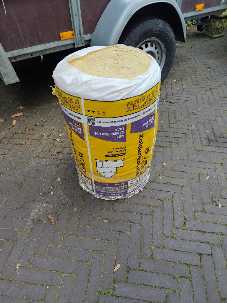 isover glaswol, 4 tot 8 cm, Nieuw, Minder dan 5 m², Glaswol