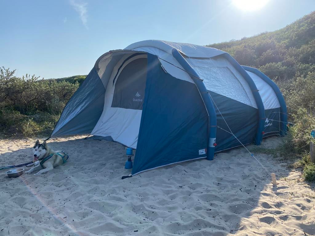 Opblaasbare tent 6 pers. Air Seconds 6.3 Fresh & Black, Caravans en Kamperen, Ophalen, Gebruikt, Tot en met 3