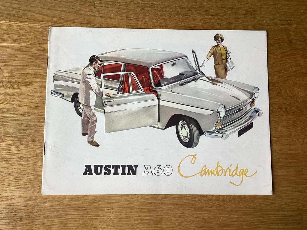 Vintage Austin A60 Cambridge Brochure (Nederlands), Ophalen of Verzenden