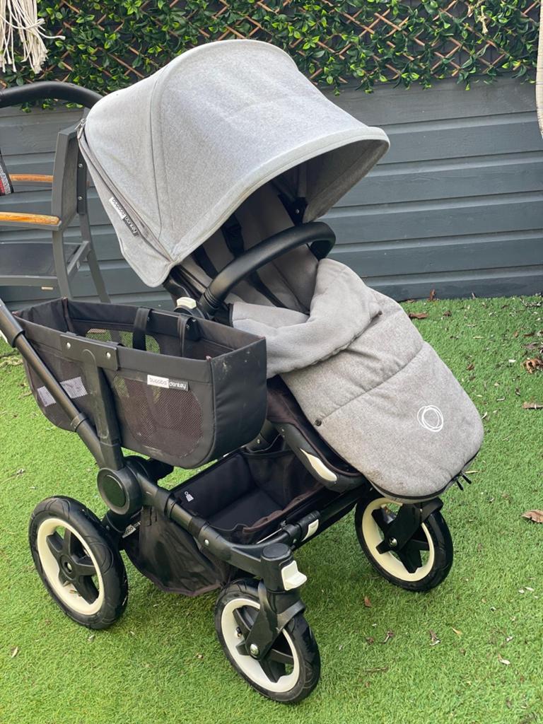 Bugaboo Donkey 2 met reiswieg en accessoires, Gebruikt, Bugaboo, Ophalen of Verzenden, Combiwagen