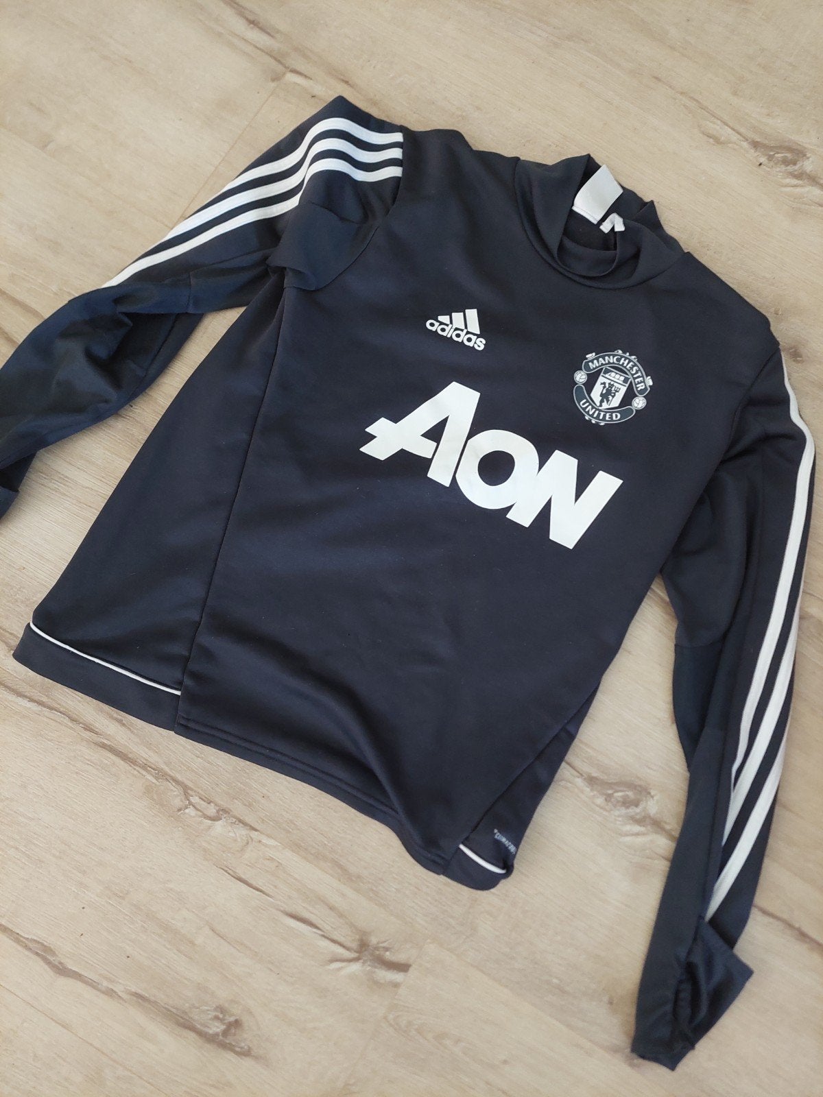 Manchester United Trainingstop Maat S - Prima Staat, Kleding | Heren, Zwart, Ophalen of Verzenden, Zo goed als nieuw, Adidas