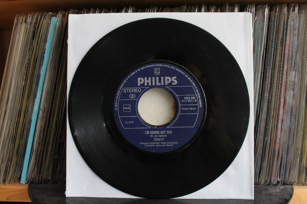 7" Single Trinity - I'm Gonna Get You / Drop Drop Drop (Let, Gebruikt, 7 inch, Ophalen of Verzenden, Pop