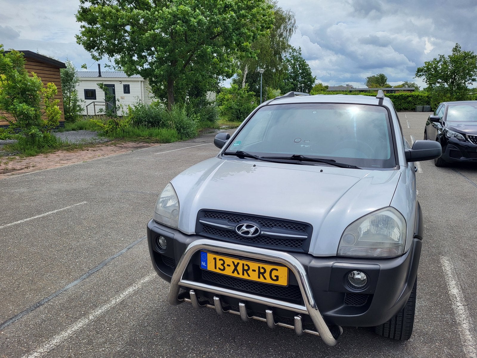 Hyundai Tucson 2.0 I 2WD 2007 Grijs, Auto's, 13 km/l, Achterwielaandrijving, 4 cilinders, Origineel Nederlands