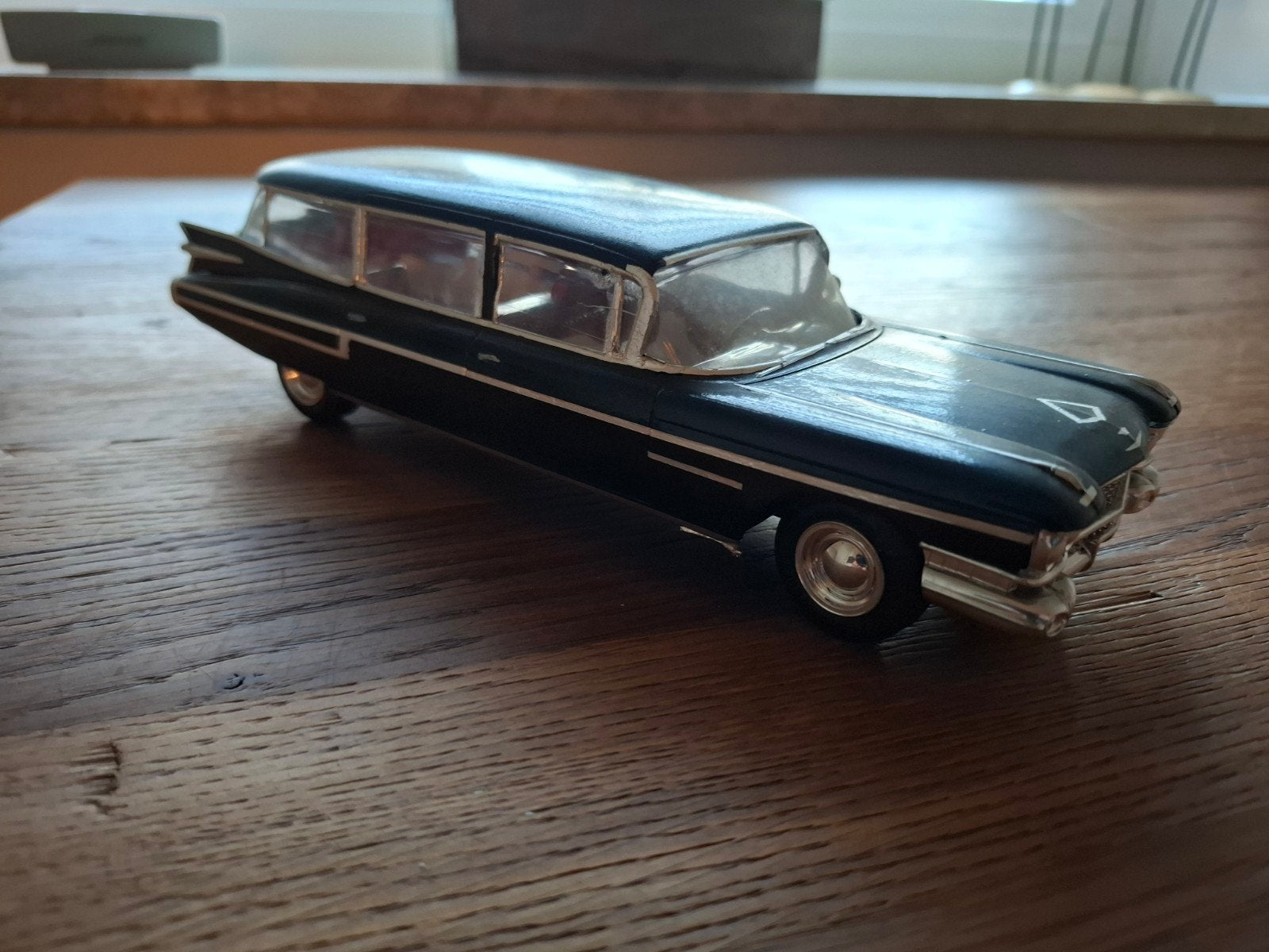 Vintage lijkwagen schaalmodel - Zwart, Ophalen of Verzenden