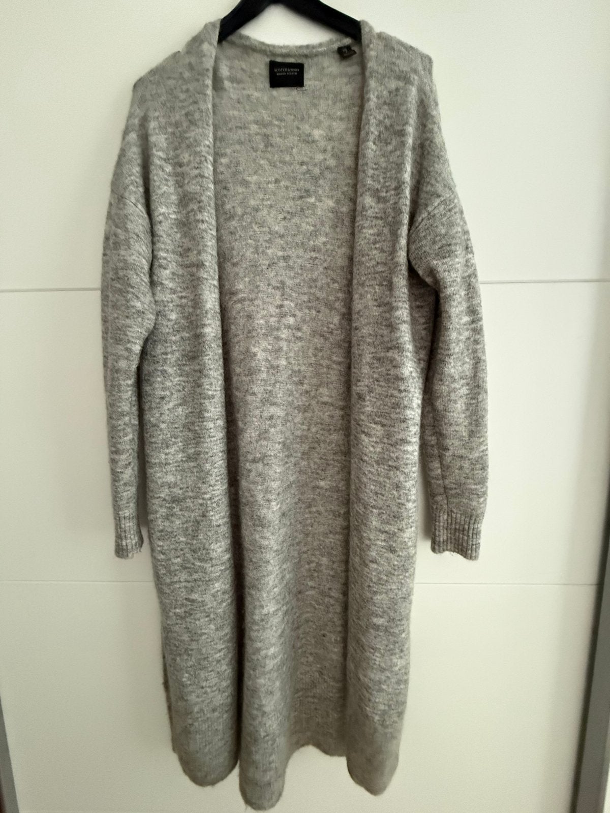 Scotch & Soda Maison Scotch lang vest – mohair/wol – maat S, Ophalen of Verzenden, Zo goed als nieuw, Maat 36 (S), Grijs