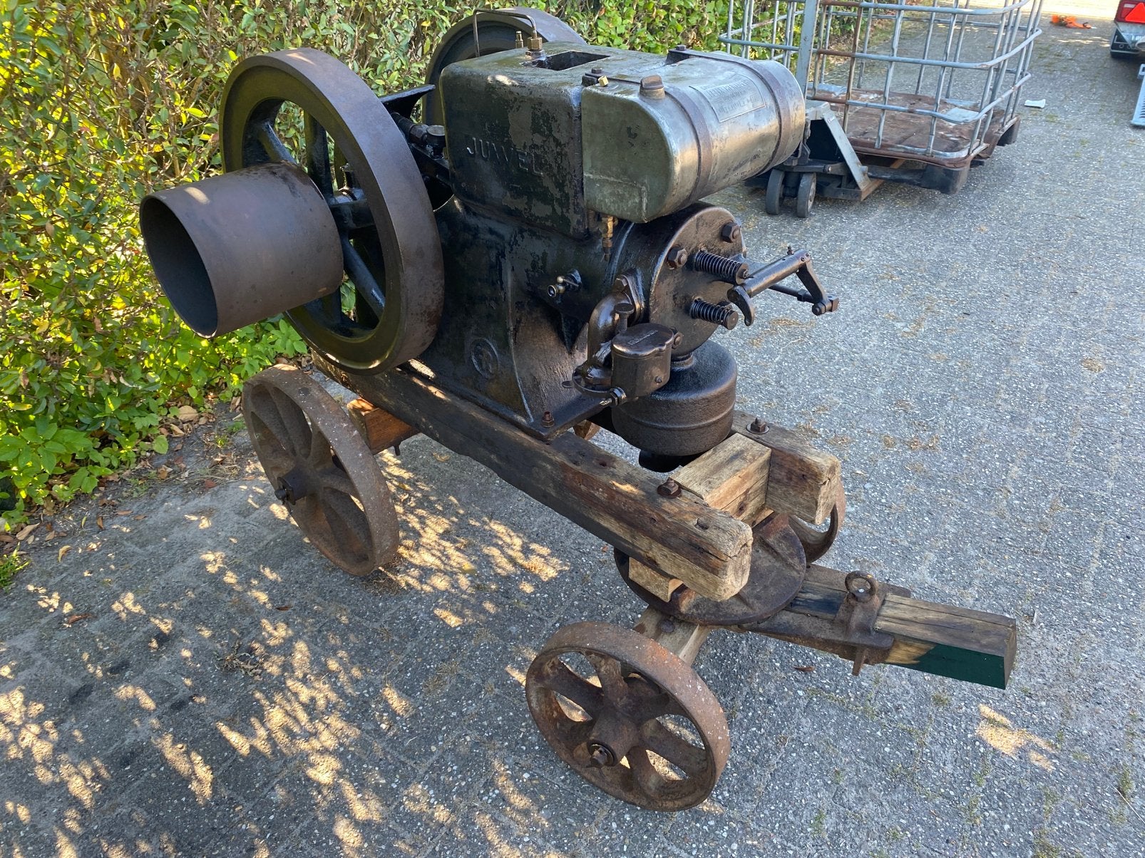 Felix renauer 5 pk, Doe-het-zelf en Verbouw, Motoren, Ophalen, Benzinemotor, 1800 rpm of meer