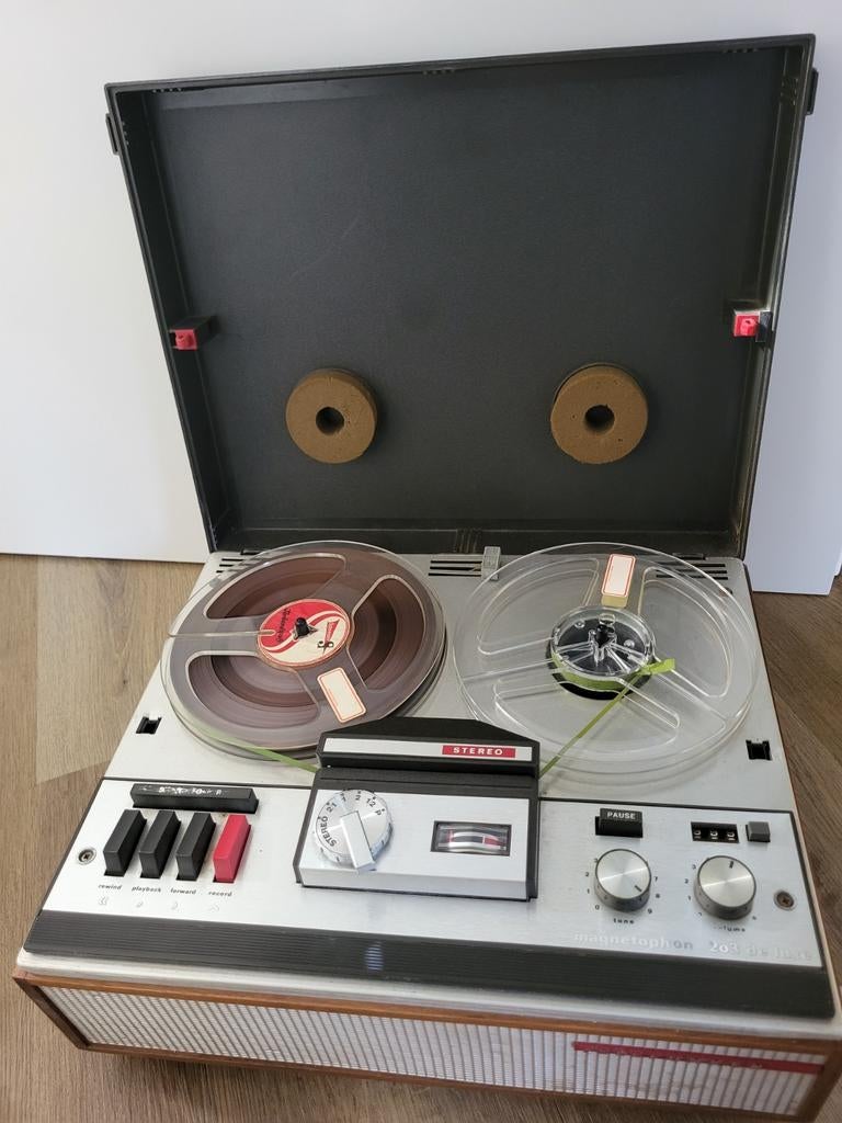 Telefunken Magnetophon 203 de Luxe Bandrecorder, Audio, Tv en Foto, Ophalen