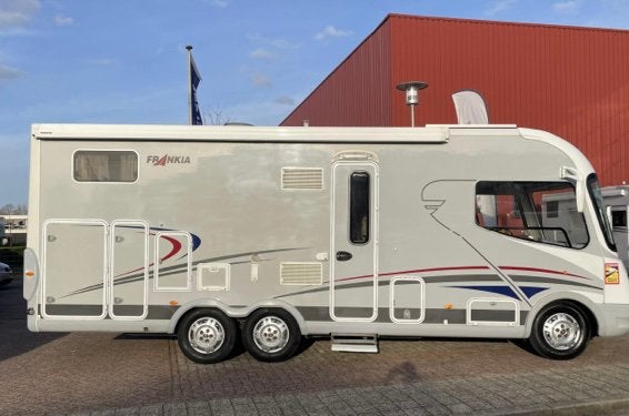 Van 1e eigenaar, Frankia Comfort Class 740I GD, Caravans en Kamperen, Campers, Fiat, 7 tot 8 meter, Diesel, Particulier