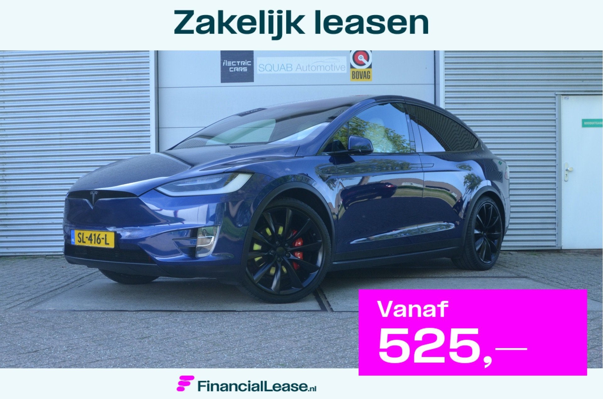 Tesla Model X 100D 6p. 22" Alu, Trekhaak (max 2.250kg), 100 kWh, 2433 kg, Vierwielaandrijving, 2250 kg