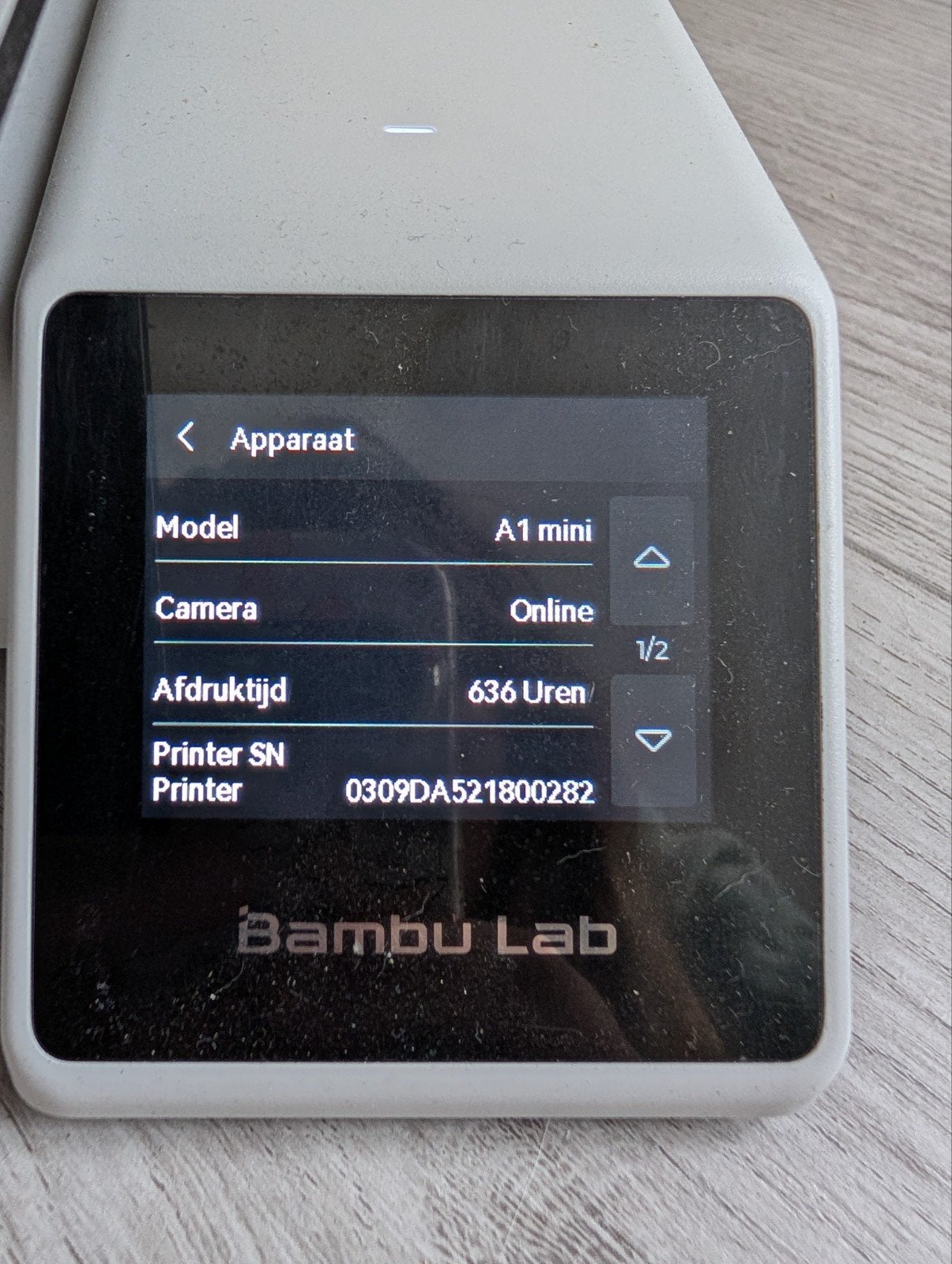 Bambu Lab A1 Mini 3D-printer - Goed onderhouden, 636 uur, Computers en Software, 3D Printers, Gebruikt, Bambu Lab, Ophalen of Verzenden