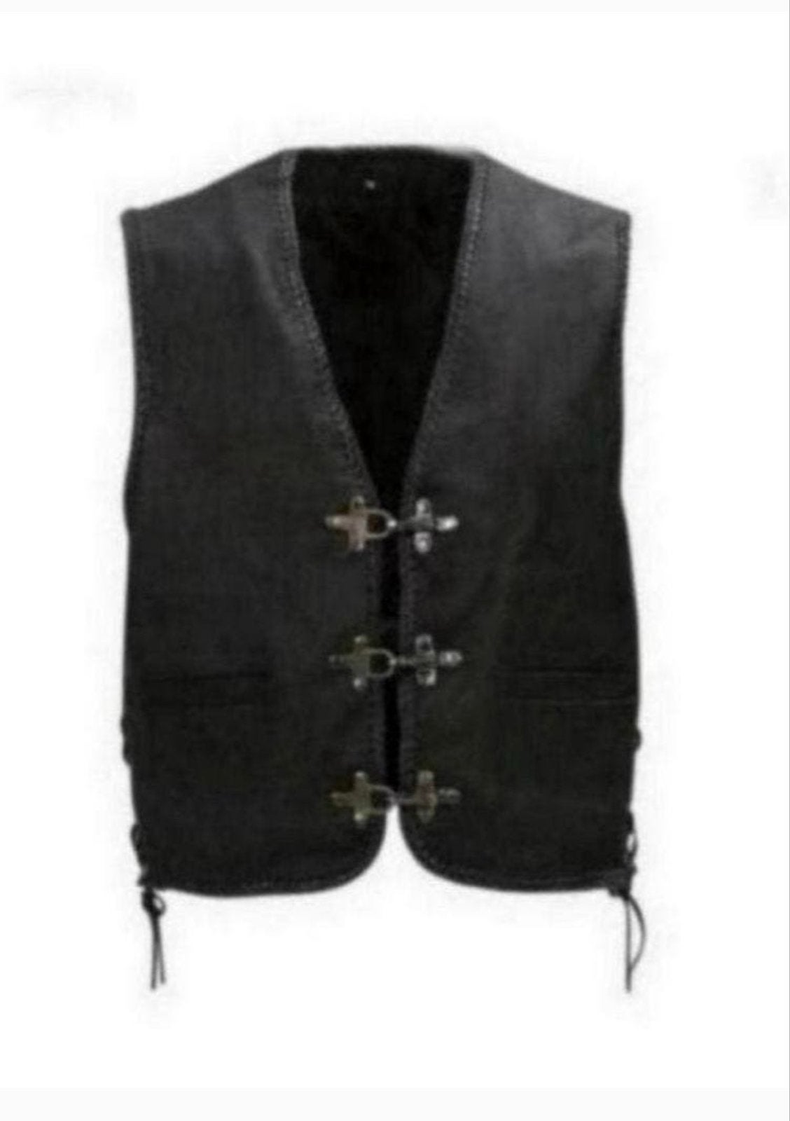 Stoer zwart lederen biker vest X-treme met vetersluiting, Ophalen of Verzenden, Nieuw met kaartje, Dames, Jas | leer