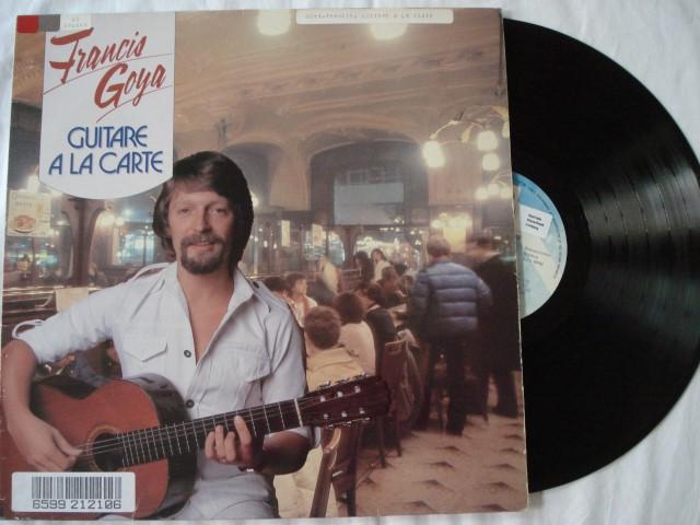 Francis Goya - Guitare a la carte, Ophalen of Verzenden, Gebruikt, 12 inch