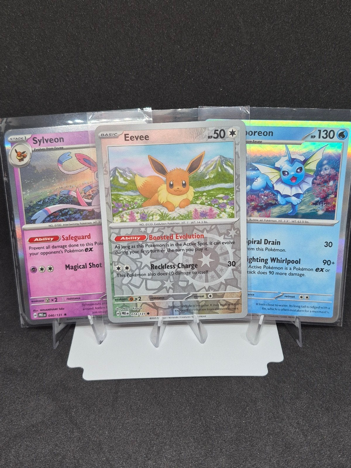 Eeveelutions Pokémon Kaarten Lot (3 Kaarten), Ophalen of Verzenden
