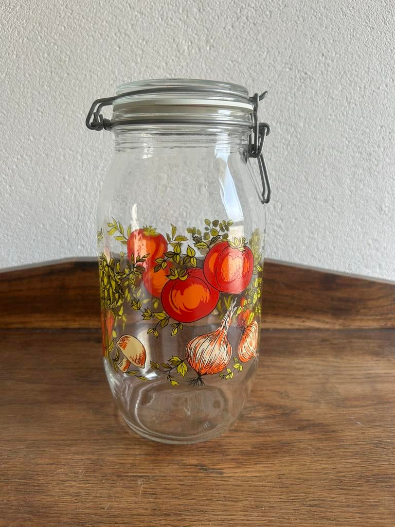 Vintage ARC France Spice of Life voorraad pot 2 l groente, Ophalen of Verzenden