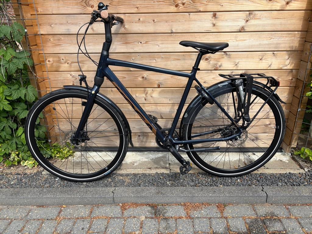 Koga F3 6.0 herenfiets met belt, Ophalen, Gebruikt, Vering, 10 tot 15 versnellingen