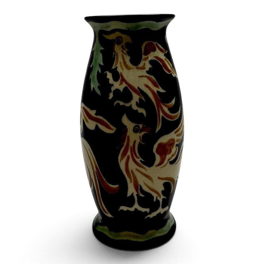 Lion Cachet voor De Distel - vaas met griffioendecor, Ophalen of Verzenden
