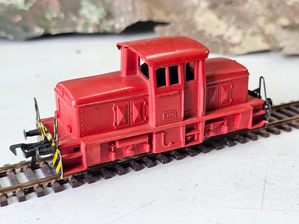 Modeltrein Ho fleischmann diesel lokomotief, Hobby en Vrije tijd, Modeltreinen | H0, Ophalen of Verzenden, Gelijkstroom, Locomotief