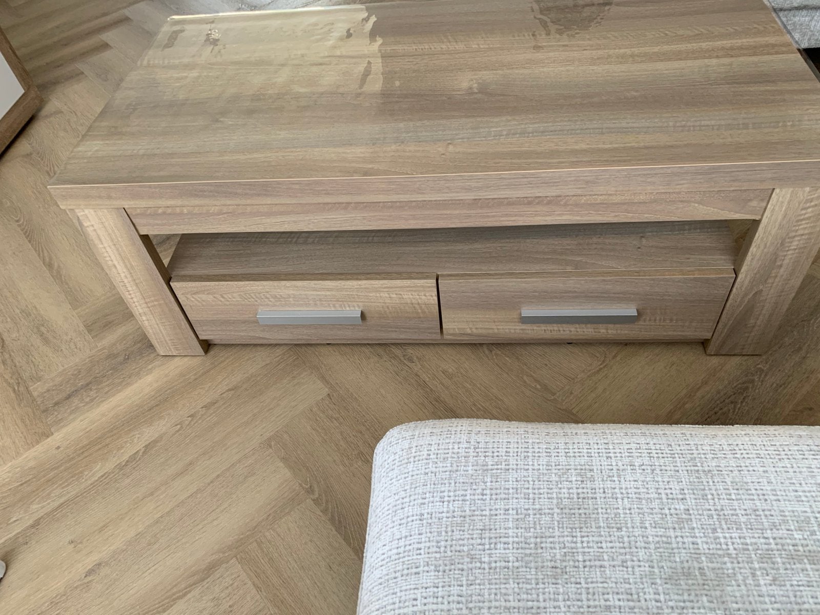 Saloen tafel, Ophalen of Verzenden, Rechthoekig, 100 tot 150 cm, 50 tot 100 cm