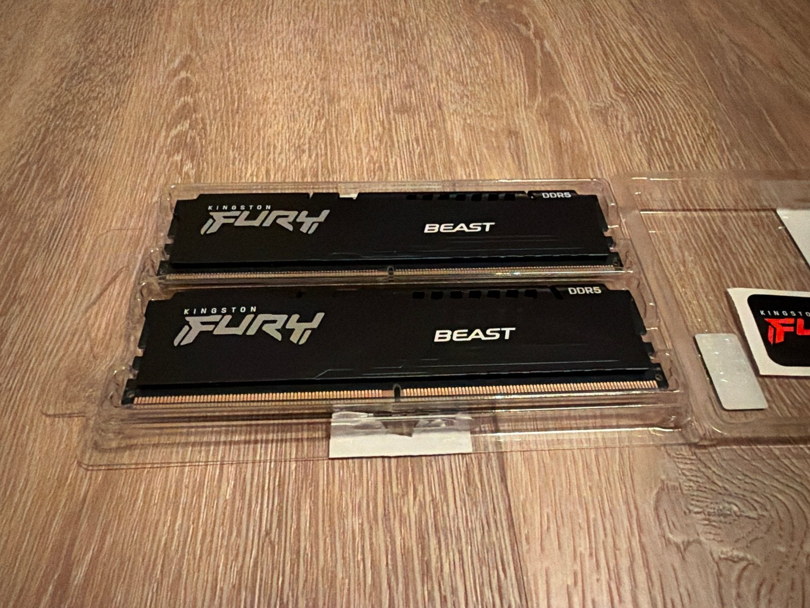 Kingston FURY Beast DDR5 RAM 2x8GB 5200MHz, Computers en Software, Verzenden, 8 GB, Zo goed als nieuw, Desktop