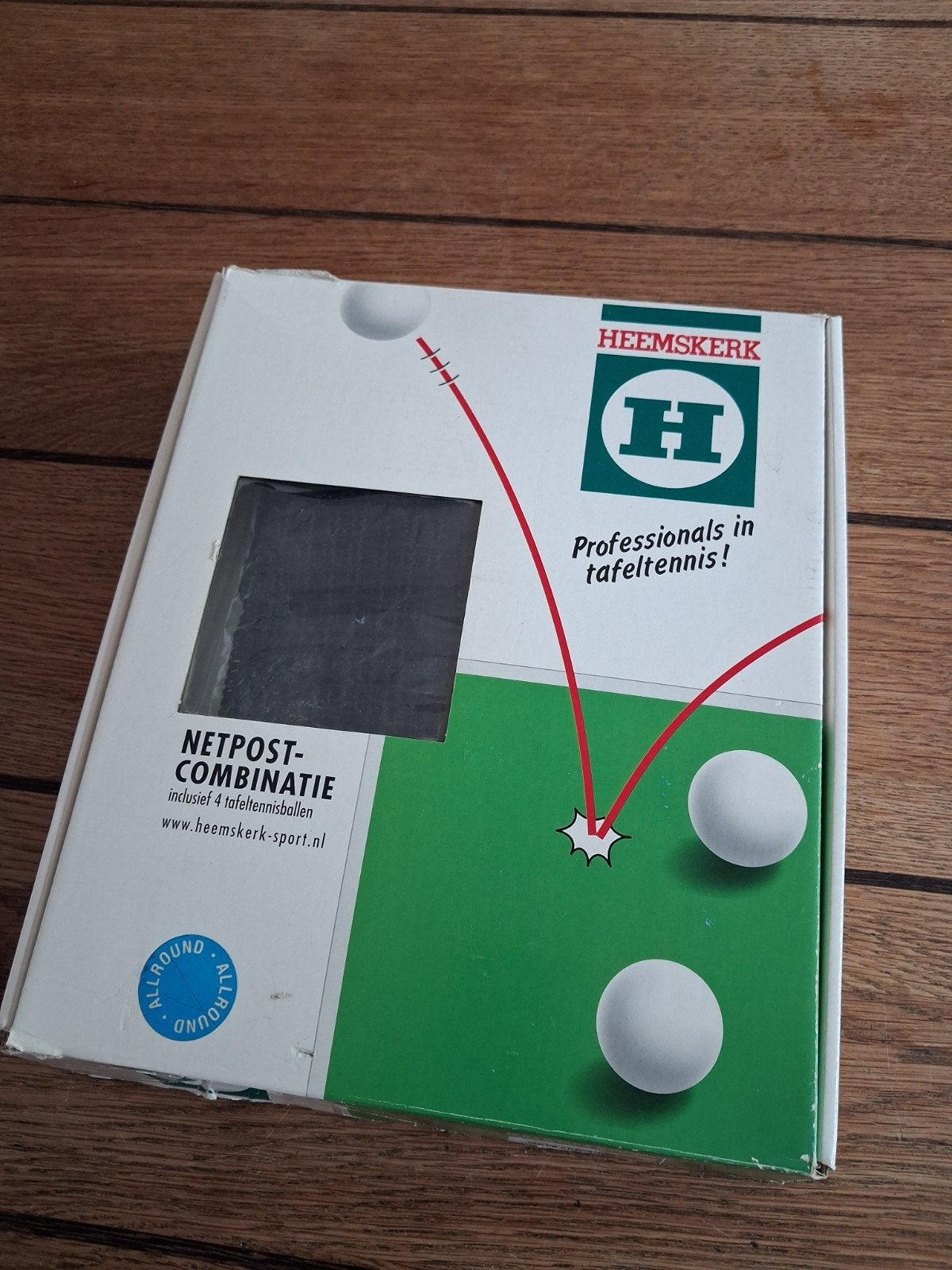 Heemskerk Tafeltennis Netpostcombinatie net Nieuw, Sport en Fitness, Tafeltennis, Ophalen of Verzenden, Nieuw, Net, Batje(s) of Balletje(s)