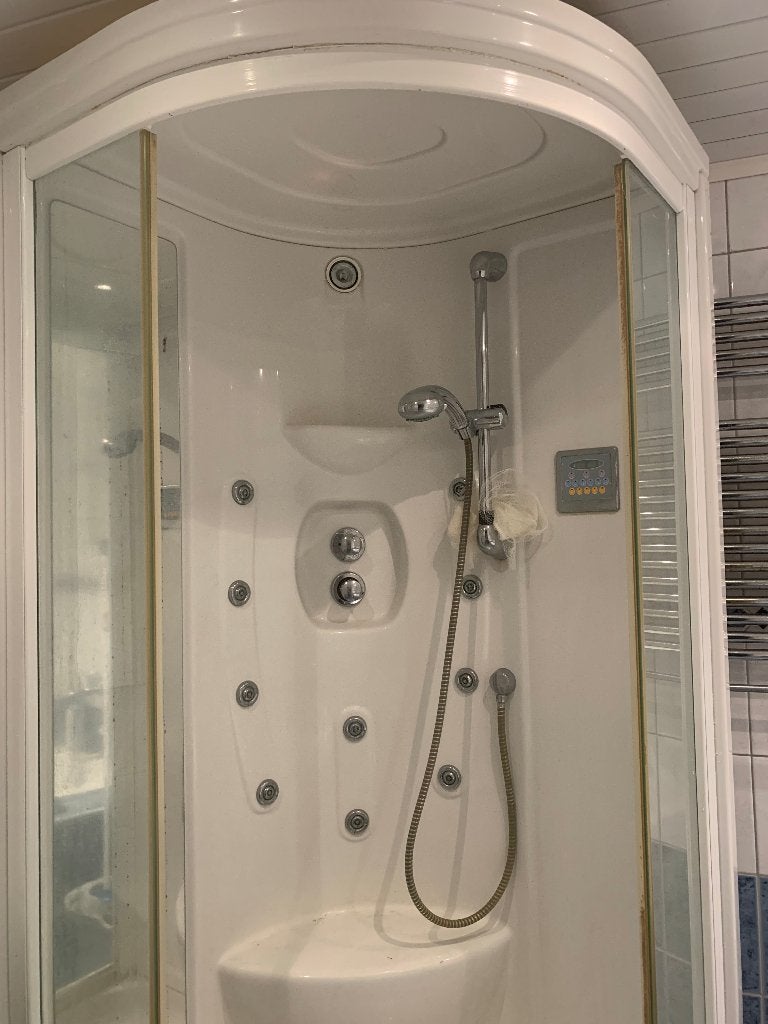 Douche en Stoomcabine, Ophalen, Gebruikt, Glas, Douche