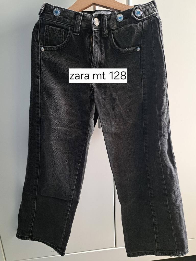 Zara spijkerbroek maat 128, Kinderen en Baby's, Kinderkleding | Maat 128, Broek, Meisje, Ophalen of Verzenden, Zo goed als nieuw