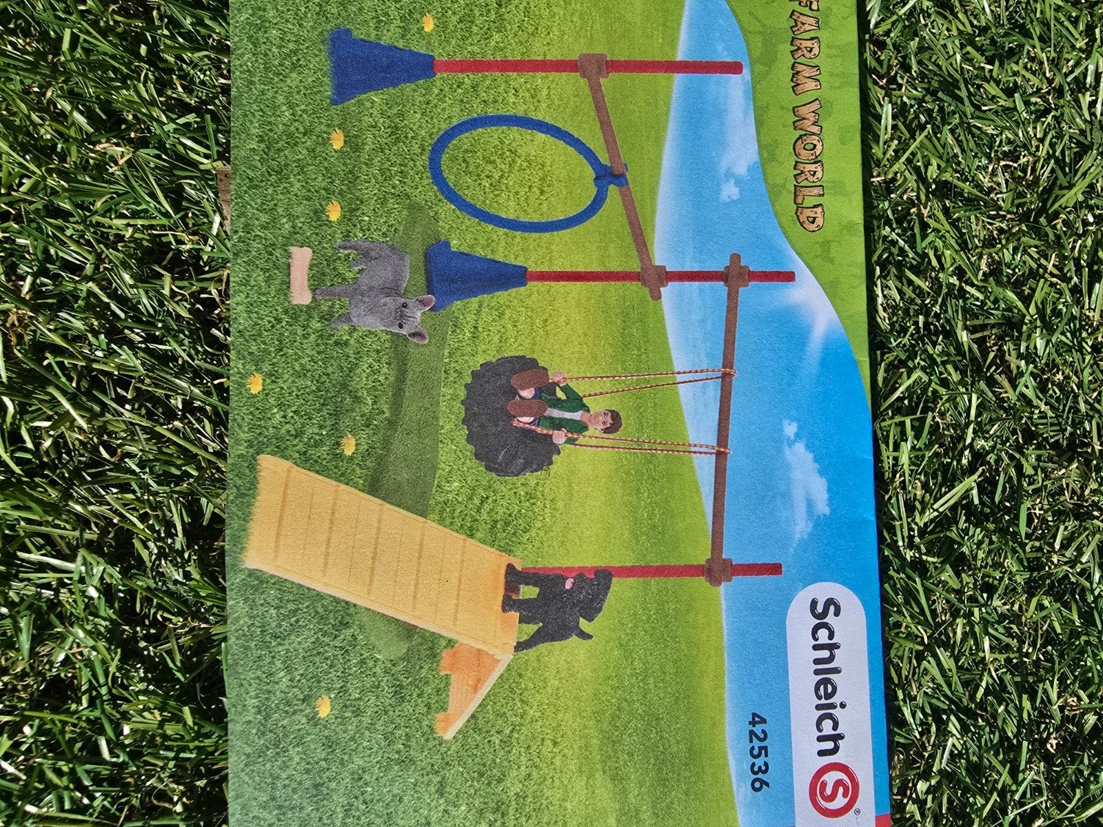 Schleich Honden Agility Set - Farm World 42536, Ophalen of Verzenden, Zo goed als nieuw, Jongen of Meisje