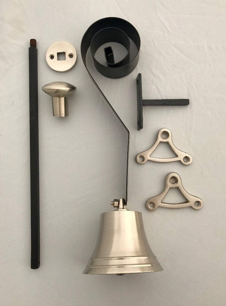 trekbel,Trekbel,deurbel,bel,oudebel,authentieke bel, Antiek en Kunst, Antiek | Woonaccessoires, Verzenden