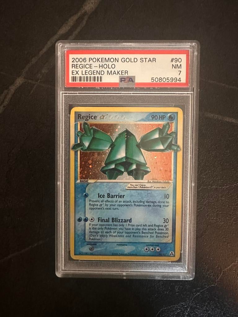 Gold star Regice PSA 7, Ophalen, Zo goed als nieuw