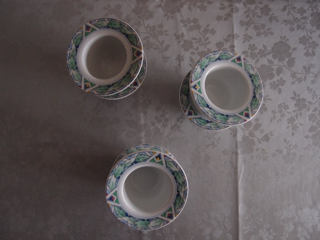 Arzberg porseleinen servies eierdop eier dop eierdopjes, Arzberg, Overige typen, Ophalen of Verzenden, Zo goed als nieuw