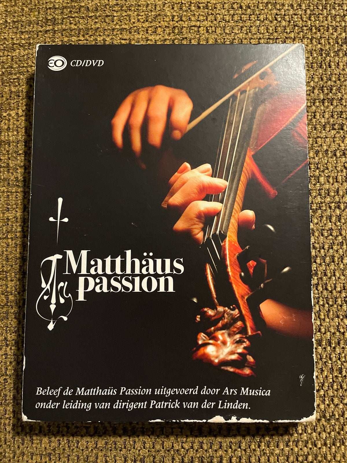 Matthäus Passion 3cd/dvdbox Ars Musica olv. Patrick van der, Cd's en Dvd's, Boxset, Ophalen of Verzenden, Zo goed als nieuw, Oratorium