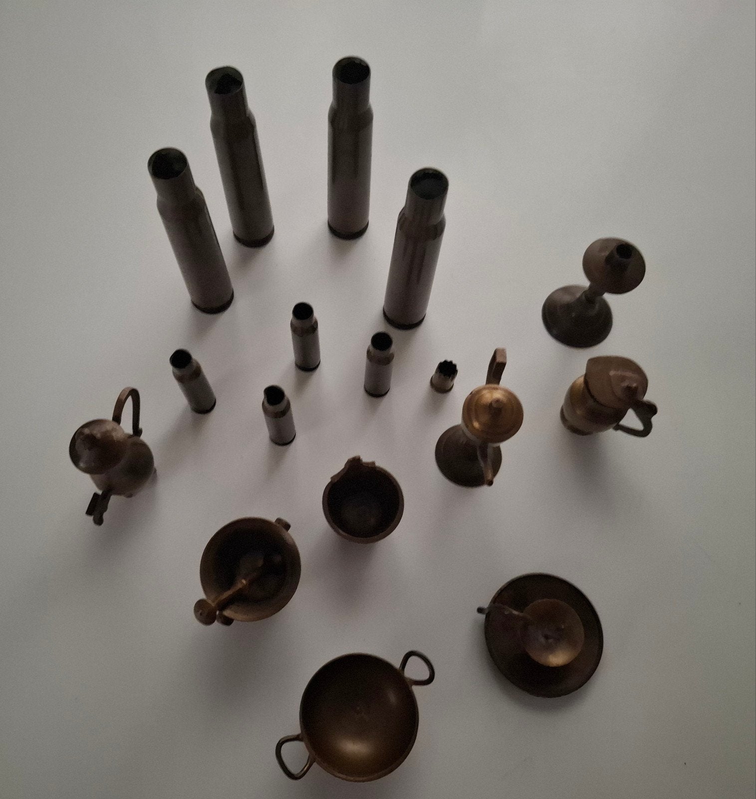 Koperen Miniatuurtjes voor Letterbak of Decoratie, Ophalen of Verzenden