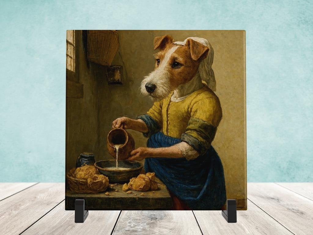 Het Melkmeisje - Fox Terrier, Verzenden, Nieuw