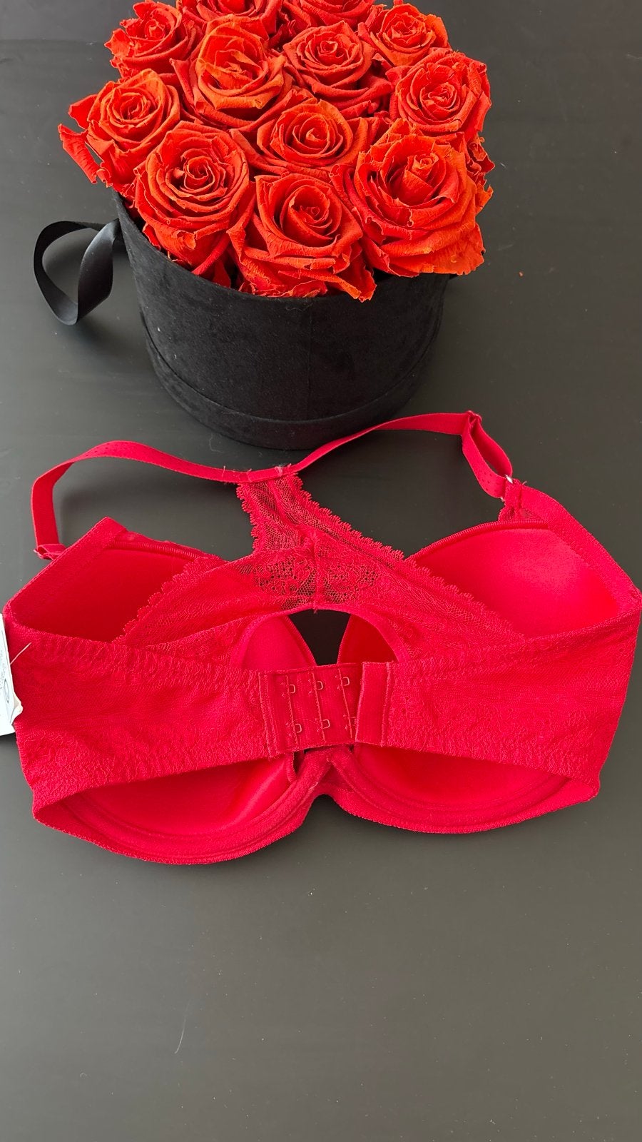 Passionata BH 65G - Rood met kanten racerback, Verzenden, Rood, BH