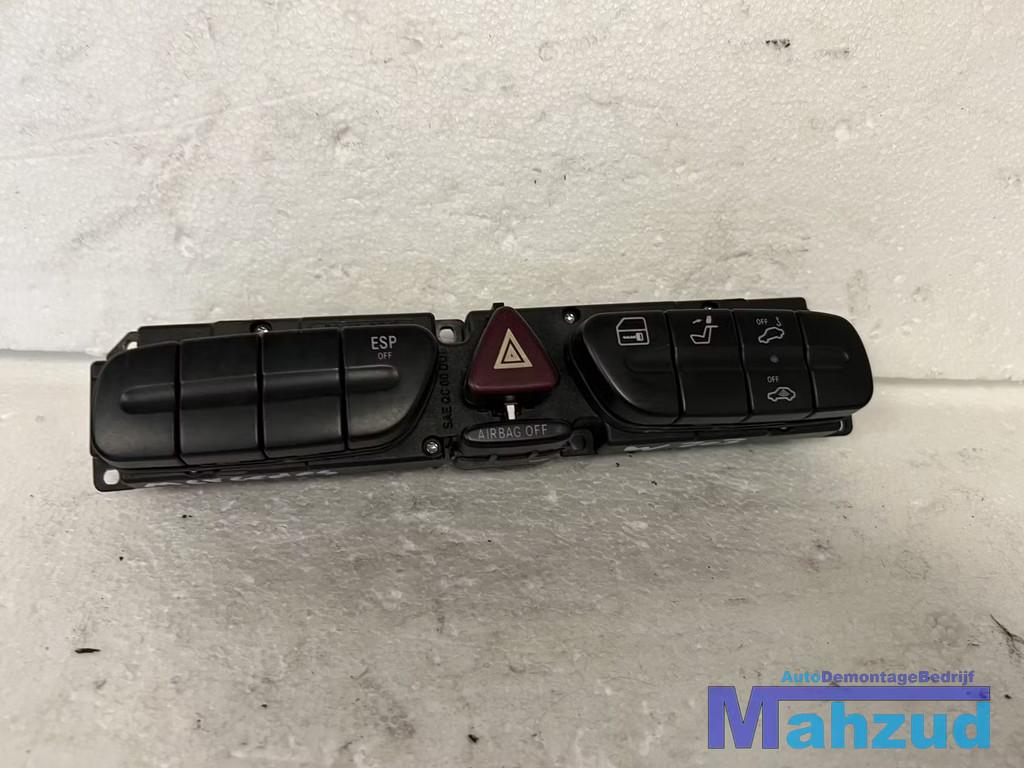 MERCEDES C-KLASSE W203 Alarmlicht schakelaar 2038216258, Gebruikt, Mercedes-Benz AG, Mercedes-Benz, Ophalen of Verzenden